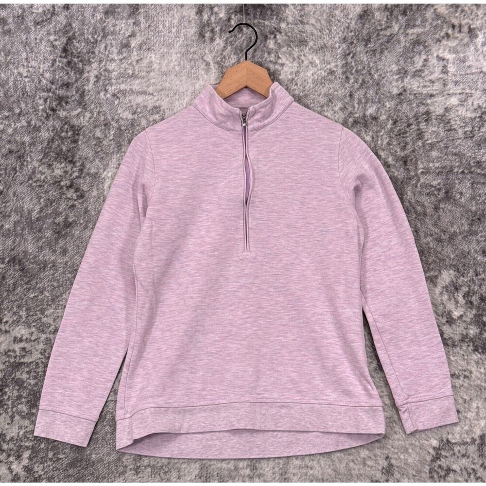 Peter Millar Lilac Half-Zip Pullover Sweatshirt